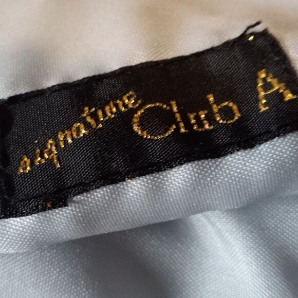 Signature Club A Silver Grey Satin Beaded Cross Body Bag - Picture 4 of 7